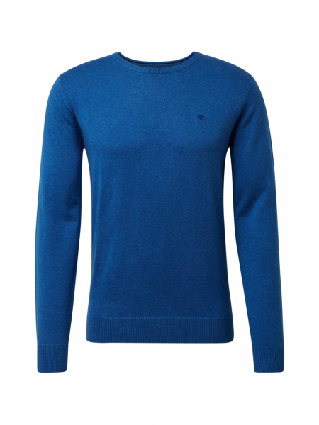 TOM TAILOR Basic O-Neck 2819, Kék Kötött Pulóver